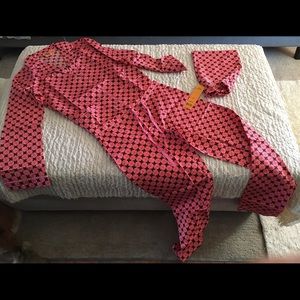 TORY BURCH VALENTINES PJ SET